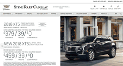 Desktop Screenshot of foleycadillac.com