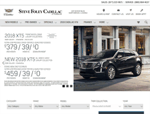 Tablet Screenshot of foleycadillac.com